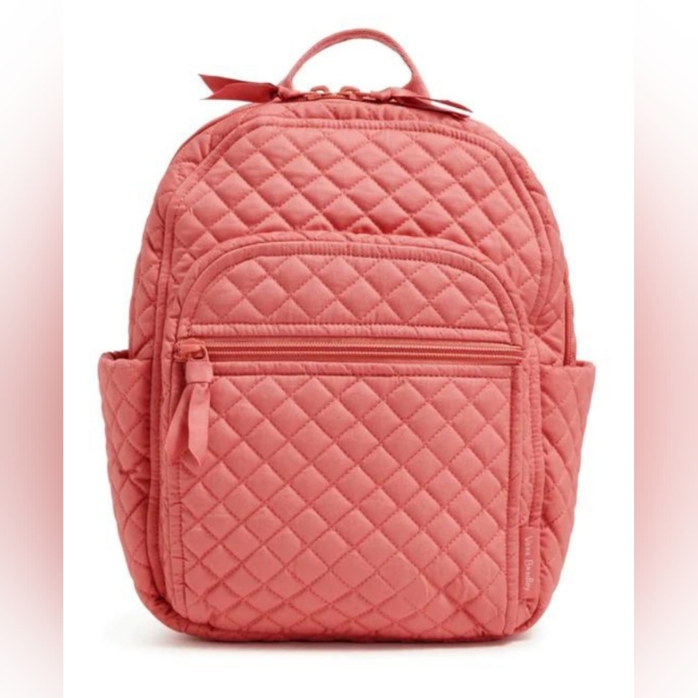 Vera Bradley Small Backpack - Terra Cotta Rose